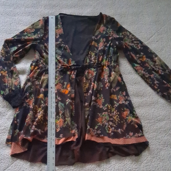 We Are HAH Sheer Long Sleeve Top - Picture 4 of 5